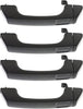 Front and Rear Exterior Door Handle Compatible with 2006-2010 Hummer H3 and 2009-2010 Hummer H3T, Set of 4, Driver and Passenger Side, Gray