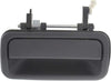 for Honda Passport Exterior Door Handle Rear, Driver Side Textured Black (1994-1997) | Trim: LX/DX/EX