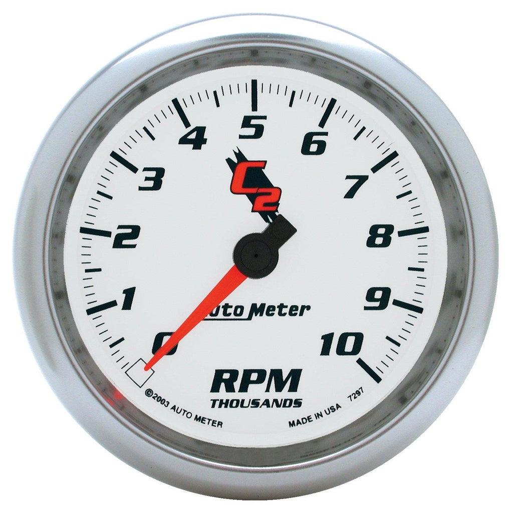 3-3/8 in. IN-DASH TACHOMETER 0-10000 RPM C2 - greatparts