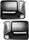 Rear Exterior Door Handle Compatible with 1999-2016 Ford F-250 Super Duty/F-350 Super Duty Smooth Black, Set of 2, Driver and Passenger Side