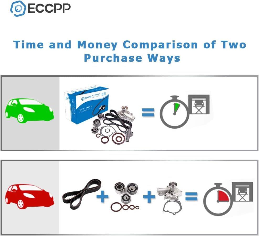 Timing Belt Kit Tensioner Water Pump Fits 99-05 00 Mitsubishi 2.4L SOHC 4G64