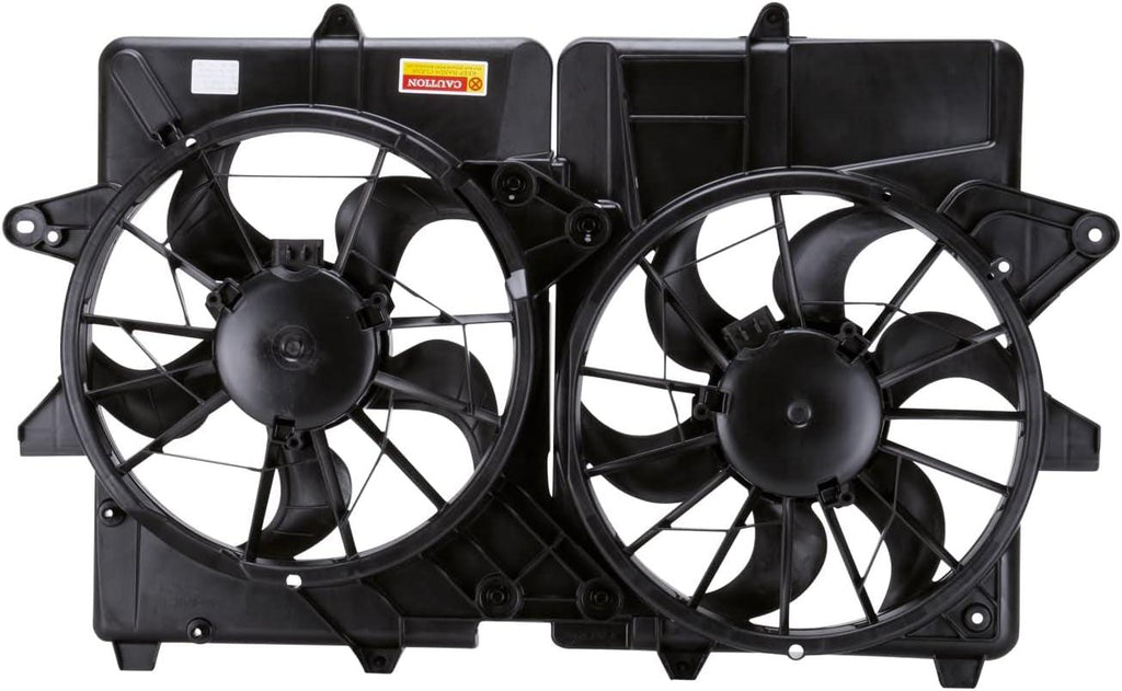 622180 Cooling Fan Assembly Compatible with 2005-2007 Ford Escape , Black