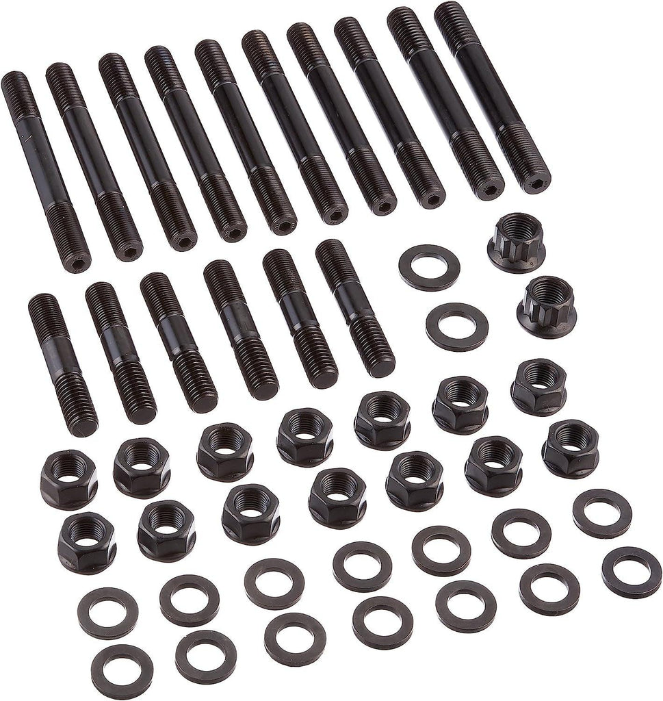 1945601 Main Stud Kit, 200,000 PSI Chrome Moly Steel, for Select Pontiac V8 4-Bolt Main Applications, 400, 455 CID