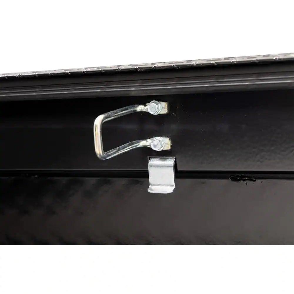 62.5 In. Gloss Black Aluminum Compact Truck Tool Box