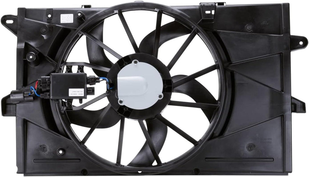 621890 Cooling Fan Assembly Compatible with 2008-2012 Ford Taurus, Black