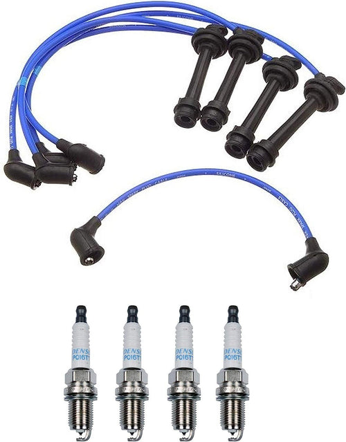 Denso Wire Set 7Mm & 4 Platinum TT Spark Plugs .040 Kit for Toyota 1.6L L4 GAS