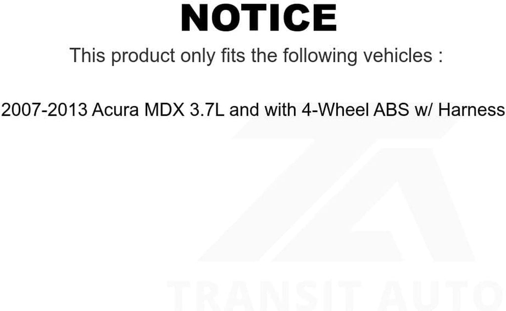 Mpulse Rear Left ABS Wheel Speed Sensor SEN-2ABS0361 for 2007-2013 Acura MDX 3.7L with 4-Wheel W Harness