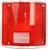 For 1973-1991 Chevy Blazer Tail Light Driver Side GM2801122 | 5968330 W/Bright Trim