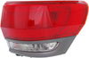 Tail Light for JEEP GRAND CHEROKEE 14-17 RH Outer Assembly W/Gray Trim