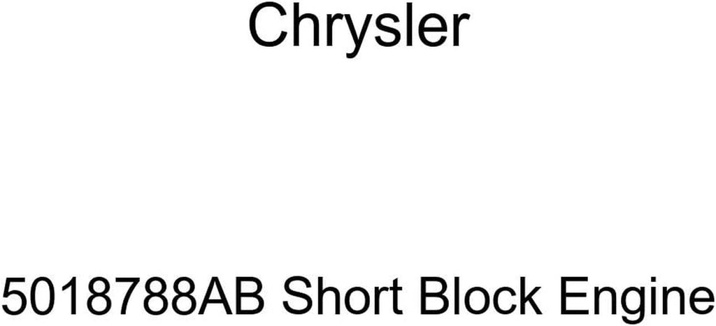 Genuine  5018788AB Short Block Engine