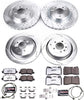 K5443-36 Front and Rear Z36 Truck & Tow Brake Kit, Carbon Fiber Ceramic Brake Pads and Drilled/Slotted Brake Rotors
