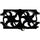 Dual Radiator and Condenser Fan for 300M, Concorde, Intrepid, LHS FA70020