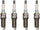 Denso Set 4 Iridium Long Life (SIP) Spark Plugs Gap 0.032 for Toyota Lexus 2.5L