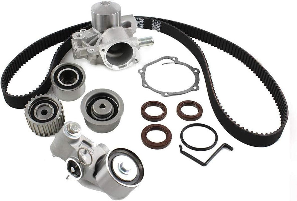 DNJ TBK715WP Timing Belt Kit with Water Pump for 2000-2006 Subaru Baja, Legacy, Outback 2.5L SOHC H4 16V 2458Cc EJ251, EJ252, EJ253, EJ259