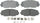 Acdelco 14D1210CH Advantage Ceramic Front Disc Brake Pad Set with Hardware