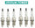 Set of 6 Denso Iridium Power Performance Spark Plugs 3353 for Lexus Toyota