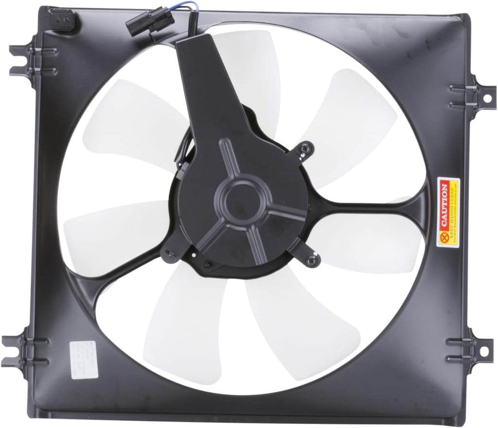 611340 Replacement Cooling Fan Assembly Compatible with Honda , Black