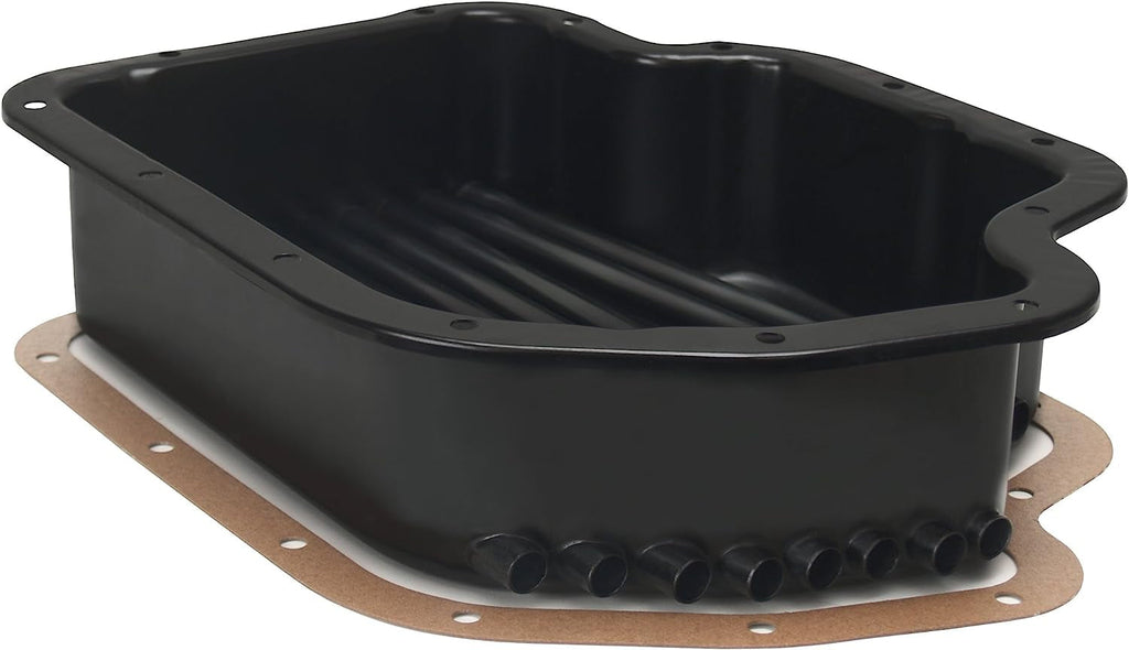 14202 Transmission Cooling Pan for GM Turbo 400 Deep Pan, Black
