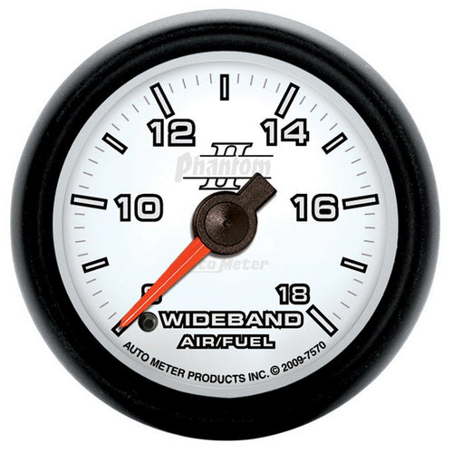 2-1/16 in. WIDEBAND AIR/FUEL RATIO ANALOG 8:1-18:1 AFR PHANTOM II - greatparts