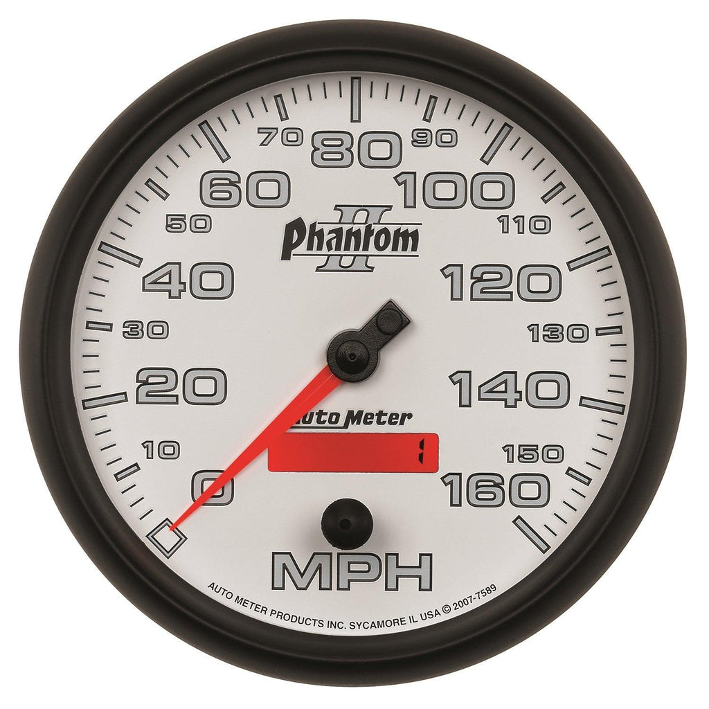 5 in. SPEEDOMETER 0-160 MPH PHANTOM II - greatparts