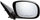 Dorman 955-1029 Passenger Side Door Mirror Compatible with Select Chrysler / Dodge Models