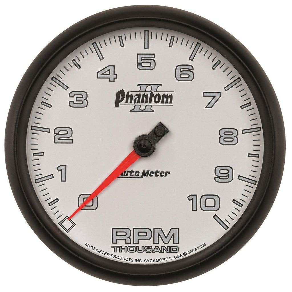 5 in. IN-DASH TACHOMETER 0-10000 RPM PHANTOM II - greatparts