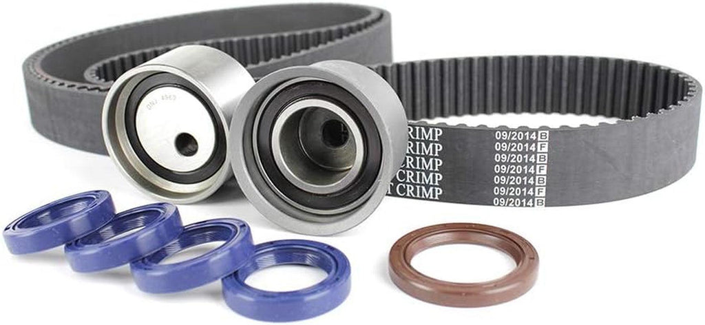 DNJ TBK126 Timing Belt Kit for 1991-1999 / Dodge, Mitsubishi / 3000GT, Diamante, Stealth / 3.0L / DOHC / V6 / 24V / 181Cid / 6G72, 6G72T, 6G72T