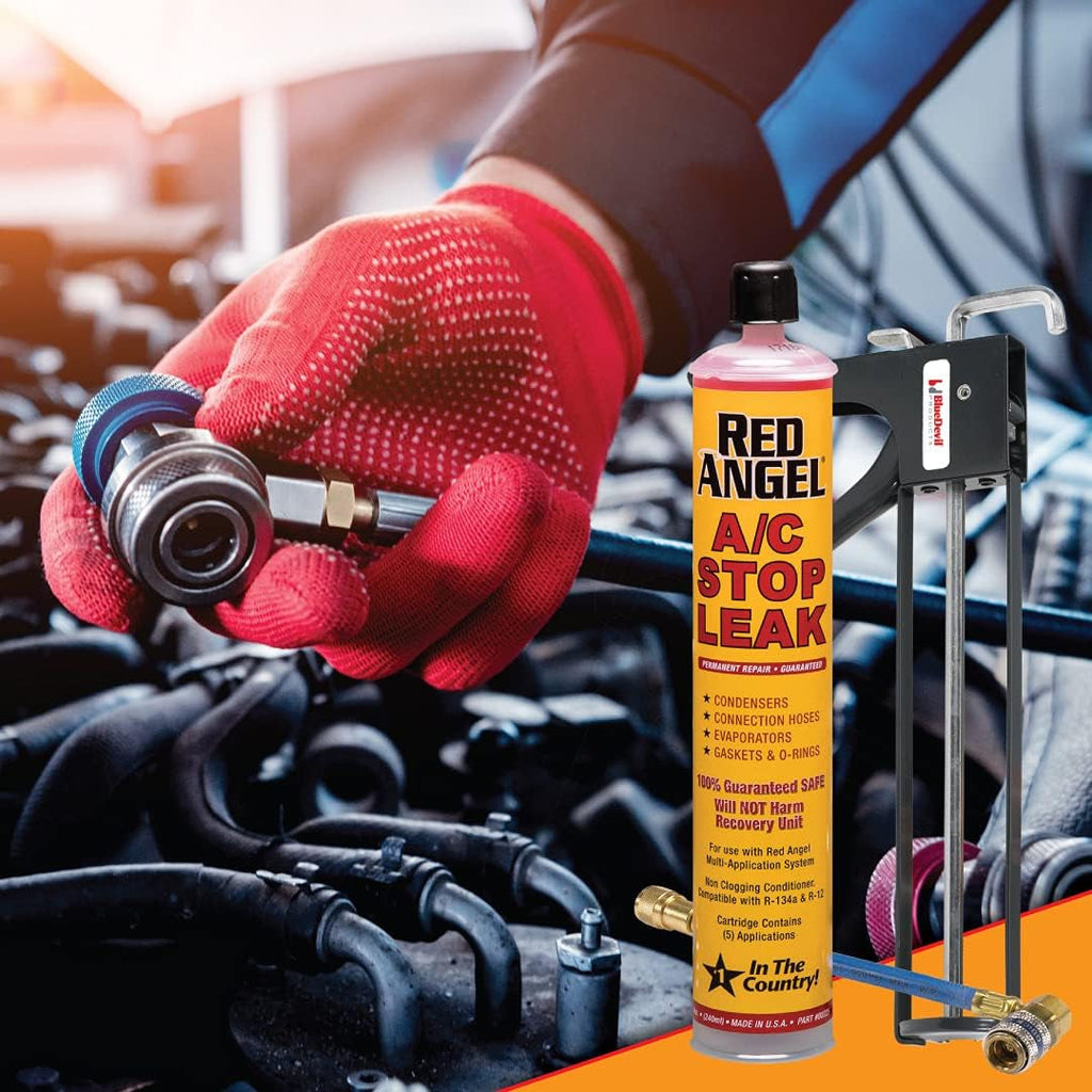 Blue Devil 00223 A/C Stop Leak Multi-Application System - 8 Ounce