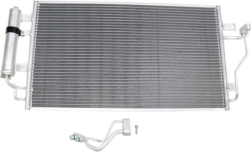A/C Condenser W/Receiver Drier Assembly Direct Fit for Nissan Leaf