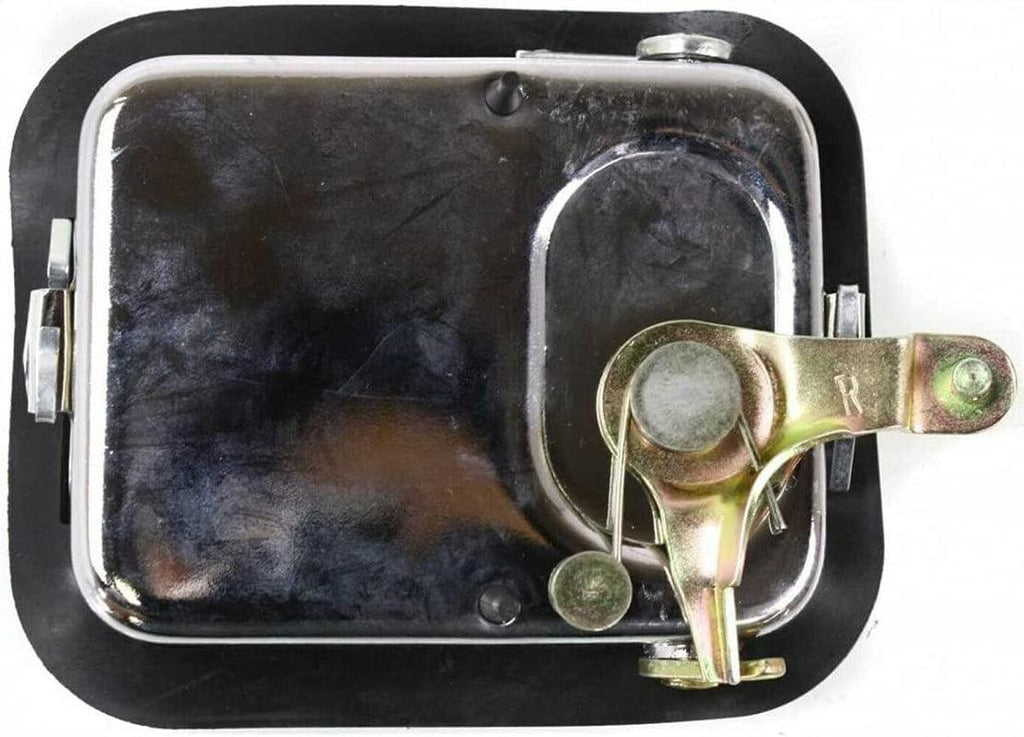 Compatible with Jeep Wrangler YJ Exterior Door Handle 1987-1995 Driver Side | Front | Chrome | Trim: All Submodels | CH1311167 | J5758172-PFM