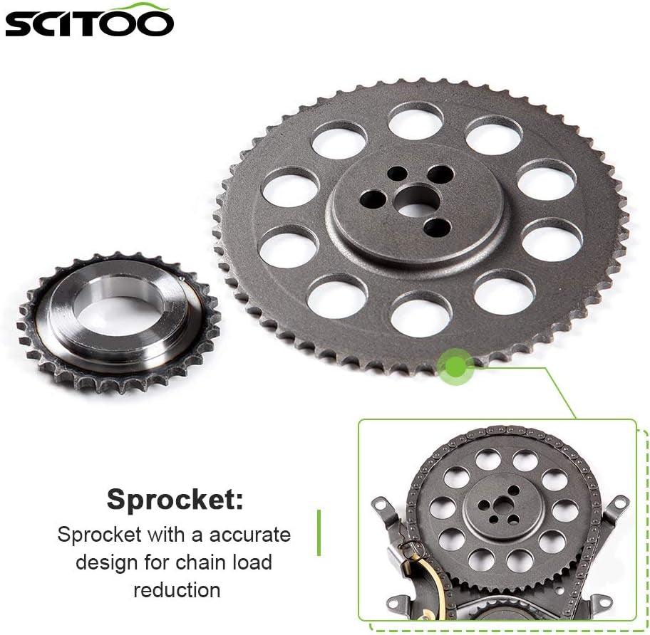 9-3212 Engine Timing Chain Kit Replaces for Chevrolet for GMC Express 1500 Savana 1500 Silverado Sierra 1500 Astro Blazer 2500 Safari Savana 2500 S10 P30 Sonoma 4.3L 1999-2006