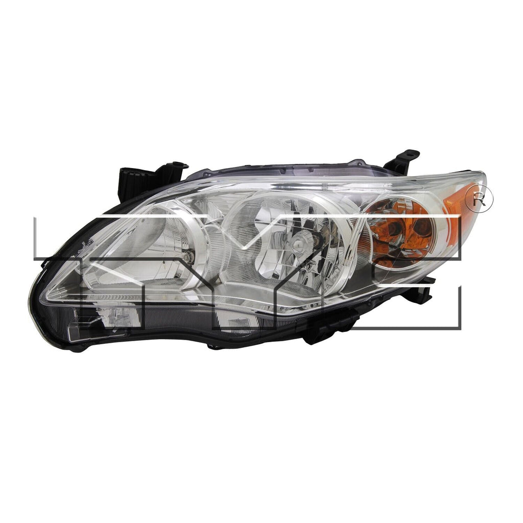 TYC Headlight Assembly for 11-13 Corolla 20-9196-00-9