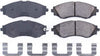17-797, Z17 Front Ceramic Brake Pads with Hardware