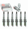 6 Pc NGK V-Power Spark Plugs Compatible with Mitsubishi Endeavor 3.8L V6 2004-2011