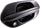 Dorman 82255 Front Passenger Side Exterior Door Handle Compatible with Select Honda Models, Smooth Black