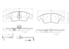 Brembo Front Disc Brake Pad Set for Audi (P85098N)