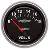 2-5/8 in. VOLTMETER 8-18V SPORT-COMP II - greatparts