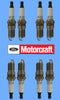 8 Spark Plugs FORD MOTORCRAFT SP405 & Coils REPLACE OEM # AGSF22FM1 DG508