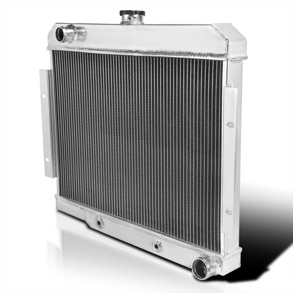 3 Core/Row Light Aluminum Performance Cooling Racing Radiator Compatible with Jeep Cj Series 1972-1986