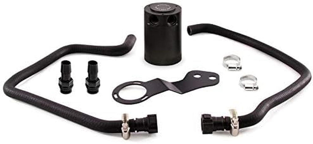 MMBCC-CAM8-16PBE PCV Baffled Oil Catch Can Compatible with Chevrolet Camaro SS 2016-2018 Black