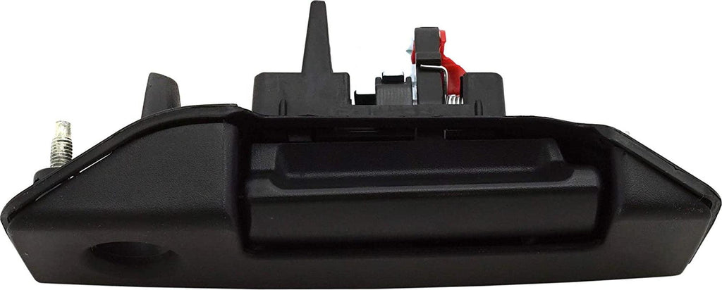 Exterior Rear Door Handle Compatible with 2015-2018 Chevrolet City Express Side Door Textured Black Driver Side