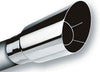 Borla 20120 Polished Stainless Steel Single round Angle-Cut Intercooled Tailpipe Tip
