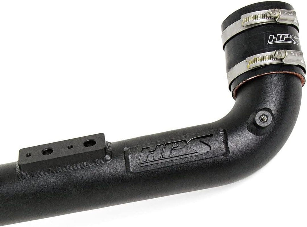 HPS Performance Black Upper Charge Pipe Cold Side Compatible for 2018-2022 Honda Accord 1.5L Turbo, 17-134WB