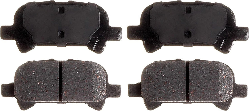 Gold 17D828CH Ceramic Rear Disc Brake Pad Set