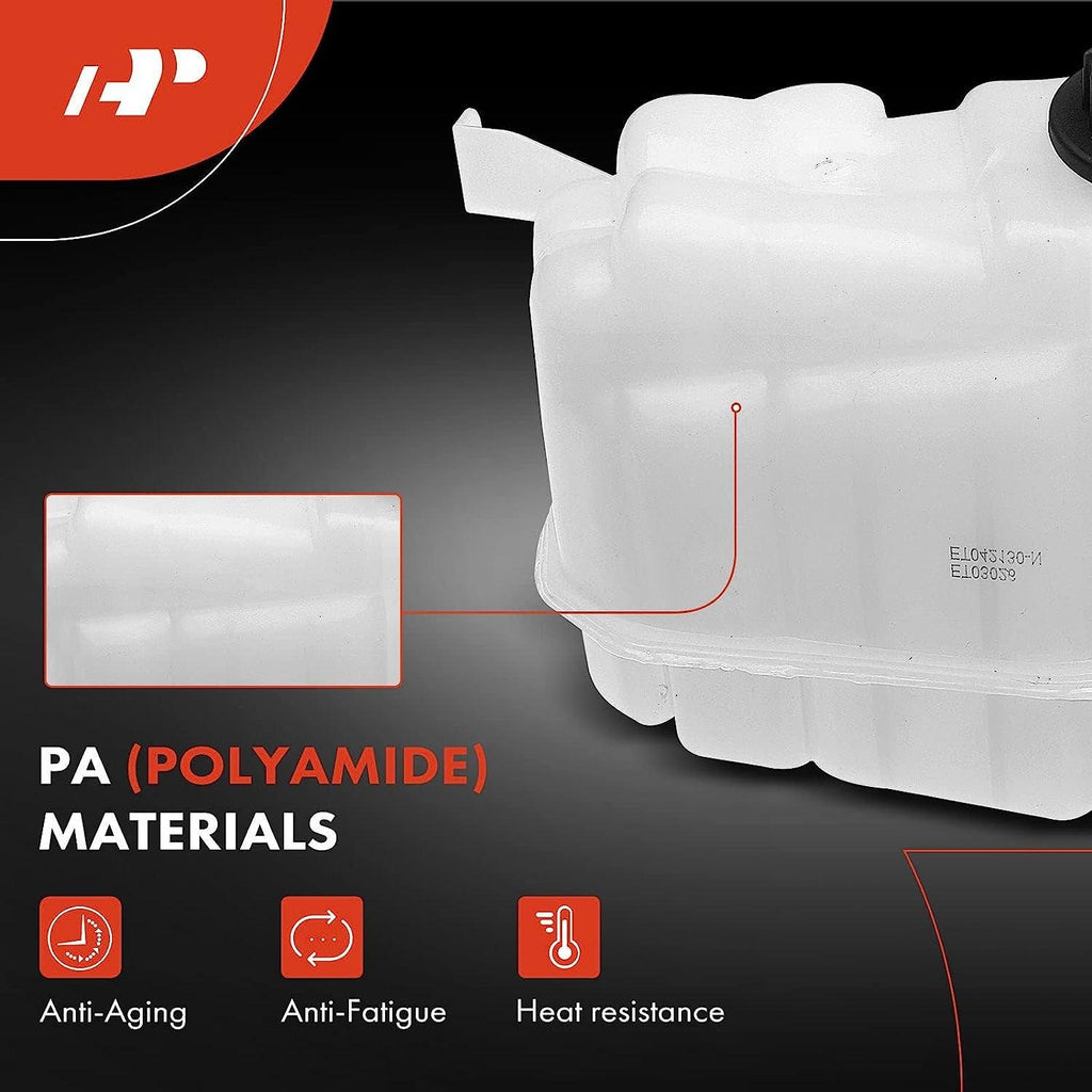 A-Premium Engine Coolant Overflow Recovery Reservoir Tank [With Cap & Tubing] Compatible with Ford Expedition 1997-2002, F-150 F-250 Lobo 1997-2003, Blackwood 2002 2003, [4.2L 4.6L 5.4L]