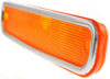 for Chevy C10 Pickup Side Marker Light 1973 1974 Driver or Passenger Side | Single Piece | Front | W/Chrome Trim | GM2550108 | 6270434