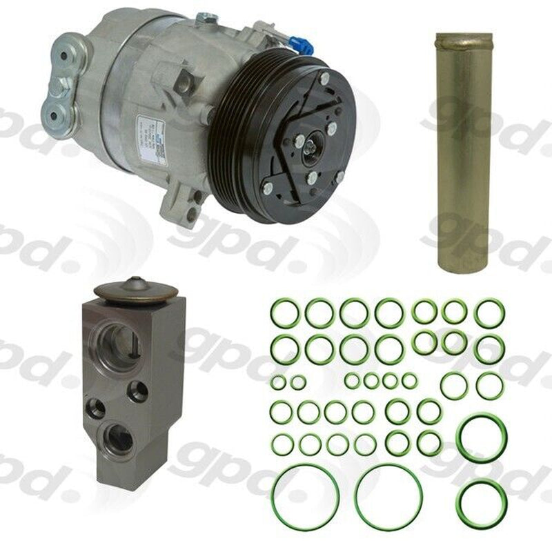 Global Parts A/C Compressor and Component Kit for Forenza, Reno 9643023