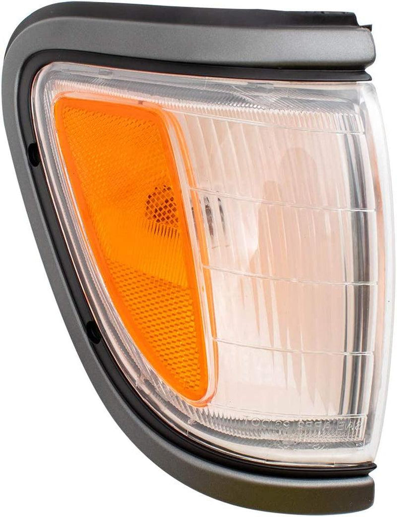 AUTOANDART Replacement Passengers Park Signal Side Marker Light Lamp with Black Trim Compatible with 1995-1997 Tacoma 4-Wheel Drive Pickup Truck 8161004030