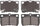 ADVICS AD1113 Ultra-Premium Rear Disc Brake Pad Set