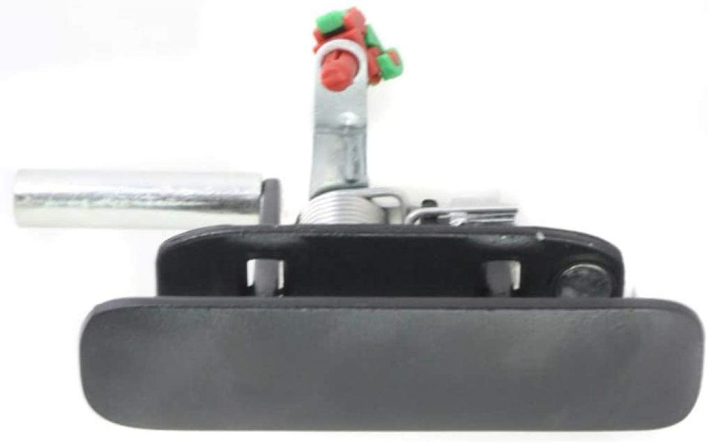 For Ford E-350 Super Duty Exterior Door Handle Rear - Side Sliding Door Smooth Black (1999-2014) | Trim:All Submodels